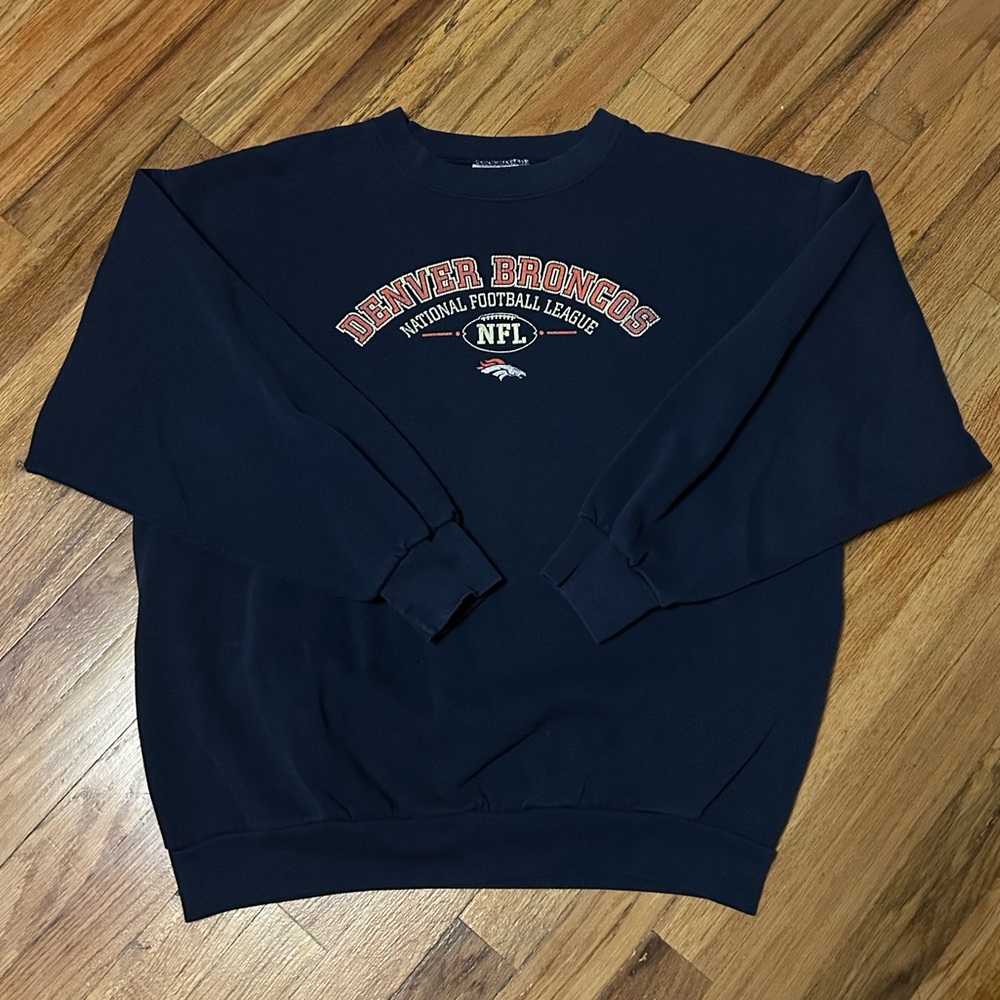 Vintage 90s Denver Broncos NFL Unisex Crewneck Pullover Sweater